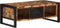 vidaXL - Salontafel - 90x50x36 - cm - massief - gerecycled - hout - meerkleurig