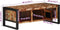 vidaXL - Salontafel - 90x50x36 - cm - massief - gerecycled - hout - meerkleurig