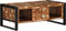 vidaXL - Salontafel - 90x50x36 - cm - massief - gerecycled - hout - meerkleurig