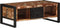 vidaXL - Salontafel - 90x50x36 - cm - massief - gerecycled - hout - meerkleurig