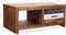 vidaXL - Salontafel - 90x50x37,5 - cm - massief - acaciahout