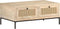 vidaXL - Salontafel - 90x50x37 - cm - massief - mangohout - en - natuurlijk - riet