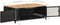 vidaXL - Salontafel - 90x50x37 - cm - massief - ruw - mangohout