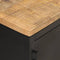 vidaXL - Salontafel - 90x50x37 - cm - massief - ruw - mangohout