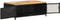 vidaXL - Salontafel - 90x50x37 - cm - massief - ruw - mangohout