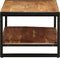 vidaXL - Salontafel - 90x50x38 - cm - massief - acaciahout