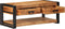 vidaXL - Salontafel - 90x50x38 - cm - massief - acaciahout