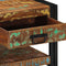 vidaXL - Salontafel - 90x50x38 - cm - massief - gerecycled - hout - meerkleurig