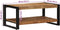 vidaXL - Salontafel - 90x50x38 - cm - massief - ruw - mangohout