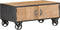 vidaXL - Salontafel - 90x50x39 - cm - massief - gerecycled - hout