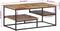 vidaXL - Salontafel - 90x50x39 - cm - massief - gerecycled - teakhout