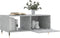 vidaXL - Salontafel - 90x50x40 - cm - bewerkt - hout - betongrijs