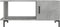 vidaXL - Salontafel - 90x50x40 - cm - bewerkt - hout - betongrijs