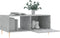 vidaXL - Salontafel - 90x50x40 - cm - bewerkt - hout - betongrijs