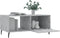 vidaXL - Salontafel - 90x50x40 - cm - bewerkt - hout - betongrijs