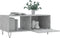 vidaXL - Salontafel - 90x50x40 - cm - bewerkt - hout - betongrijs