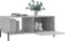 vidaXL - Salontafel - 90x50x40 - cm - bewerkt - hout - betongrijs