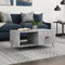 vidaXL - Salontafel - 90x50x40 - cm - bewerkt - hout - betongrijs