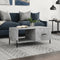 vidaXL - Salontafel - 90x50x40 - cm - bewerkt - hout - betongrijs