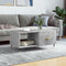 vidaXL - Salontafel - 90x50x40 - cm - bewerkt - hout - betongrijs