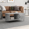 vidaXL - Salontafel - 90x50x40 - cm - bewerkt - hout - betongrijs