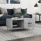 vidaXL - Salontafel - 90x50x40 - cm - bewerkt - hout - betongrijs