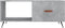 vidaXL - Salontafel - 90x50x40 - cm - bewerkt - hout - betongrijs