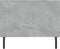 vidaXL - Salontafel - 90x50x40 - cm - bewerkt - hout - betongrijs