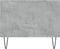 vidaXL - Salontafel - 90x50x40 - cm - bewerkt - hout - betongrijs