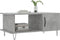 vidaXL - Salontafel - 90x50x40 - cm - bewerkt - hout - betongrijs