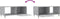 vidaXL - Salontafel - 90x50x40 - cm - bewerkt - hout - betongrijs