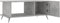 vidaXL - Salontafel - 90x50x40 - cm - bewerkt - hout - betongrijs