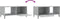vidaXL - Salontafel - 90x50x40 - cm - bewerkt - hout - betongrijs