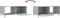 vidaXL - Salontafel - 90x50x40 - cm - bewerkt - hout - betongrijs