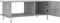 vidaXL - Salontafel - 90x50x40 - cm - bewerkt - hout - betongrijs