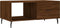 vidaXL - Salontafel - 90x50x40 - cm - bewerkt - hout - bruin - eikenkleur