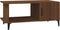 vidaXL - Salontafel - 90x50x40 - cm - bewerkt - hout - bruin - eikenkleur