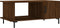 vidaXL - Salontafel - 90x50x40 - cm - bewerkt - hout - bruin - eikenkleur