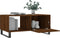 vidaXL - Salontafel - 90x50x40 - cm - bewerkt - hout - bruin - eikenkleur