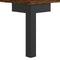 vidaXL - Salontafel - 90x50x40 - cm - bewerkt - hout - bruin - eikenkleur