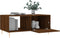 vidaXL - Salontafel - 90x50x40 - cm - bewerkt - hout - bruin - eikenkleur