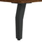 vidaXL - Salontafel - 90x50x40 - cm - bewerkt - hout - bruin - eikenkleur