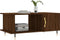 vidaXL - Salontafel - 90x50x40 - cm - bewerkt - hout - bruin - eikenkleur
