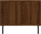 vidaXL - Salontafel - 90x50x40 - cm - bewerkt - hout - bruin - eikenkleur