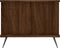 vidaXL - Salontafel - 90x50x40 - cm - bewerkt - hout - bruin - eikenkleur