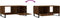 vidaXL - Salontafel - 90x50x40 - cm - bewerkt - hout - bruin - eikenkleur