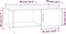vidaXL - Salontafel - 90x50x40 - cm - bewerkt - hout - bruin - eikenkleur