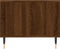 vidaXL - Salontafel - 90x50x40 - cm - bewerkt - hout - bruin - eikenkleur