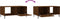 vidaXL - Salontafel - 90x50x40 - cm - bewerkt - hout - bruin - eikenkleur