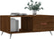 vidaXL - Salontafel - 90x50x40 - cm - bewerkt - hout - bruin - eikenkleur